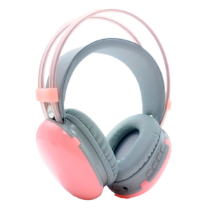 Audífonos Diadema Bluetooth, Aux., RGB